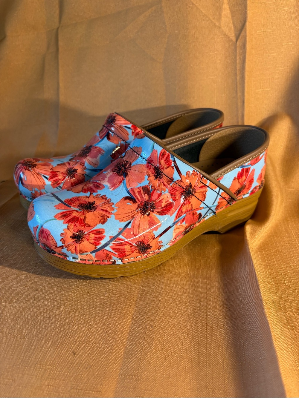 Dansko Floral Clogs